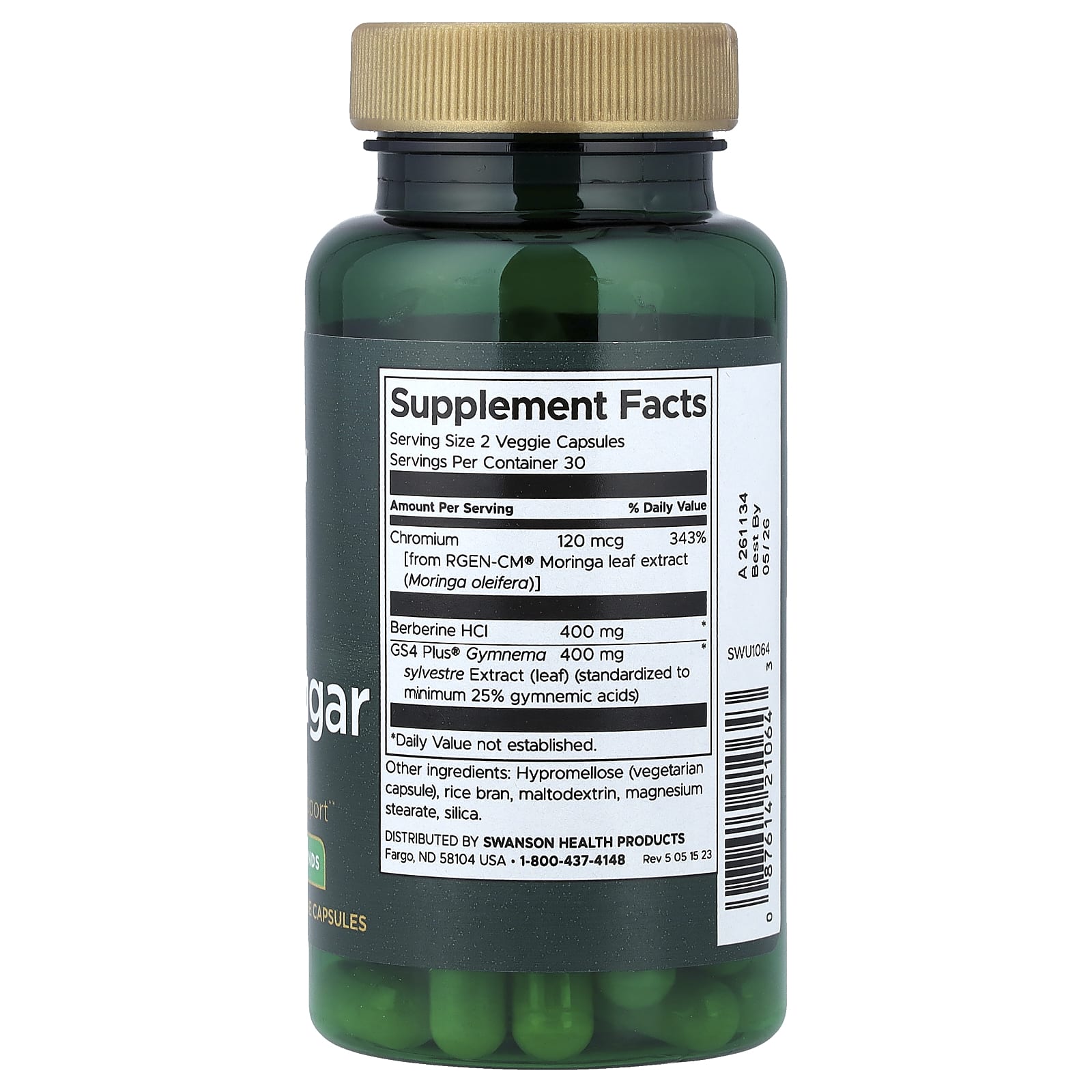 Swanson, Pure Blood Sugar , 60 Veggie Capsules