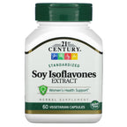 21st Century, Soy Isoflavones Extract, Standardized, 60 Vegetarian Capsules (50 mg per Capsules)