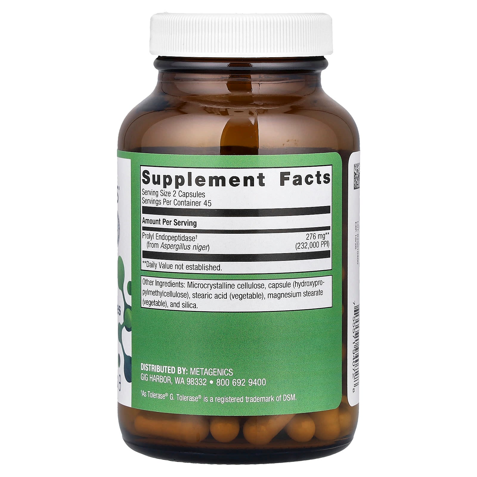 Metagenics, SpectraZyme® Gluten Digest Enzymes, 90 Capsules (138 mg per Capsule)