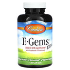 Carlson, E-Gems Elite, Vitamin E, 670 mg (1,000 IU), 120 Soft Gels