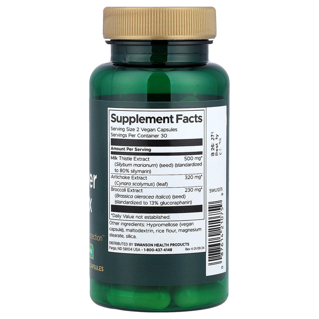 Swanson, Pure Liver & Detox, 60 Vegan Capsules