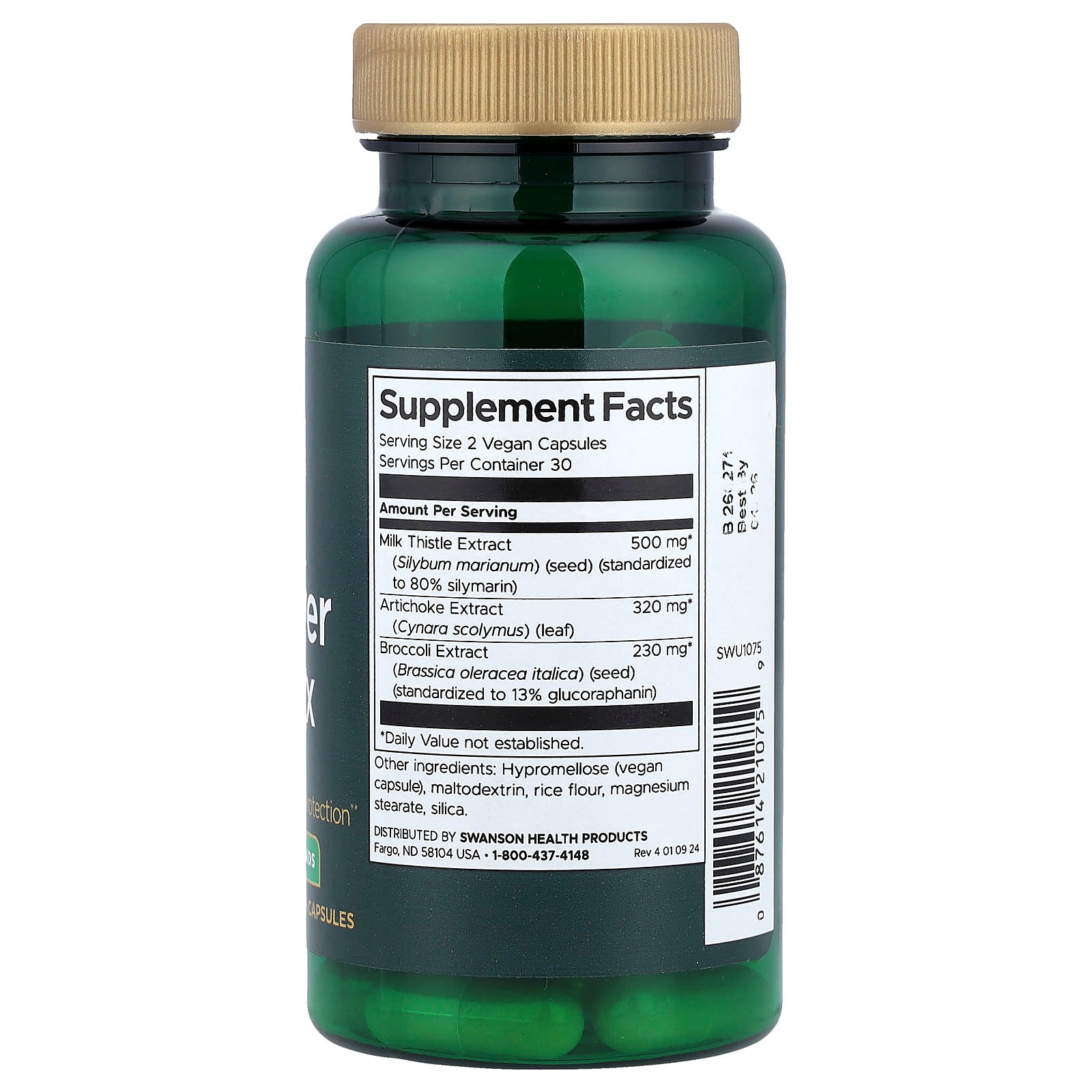 Swanson, Pure Liver & Detox, 60 Vegan Capsules