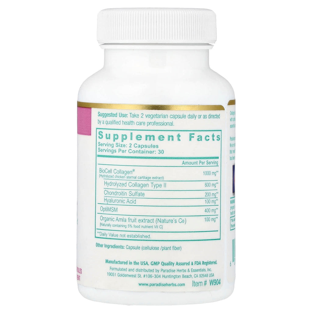 Paradise Herbs, Whole-Woman® Collagen, 60 Vegetarian Capsules
