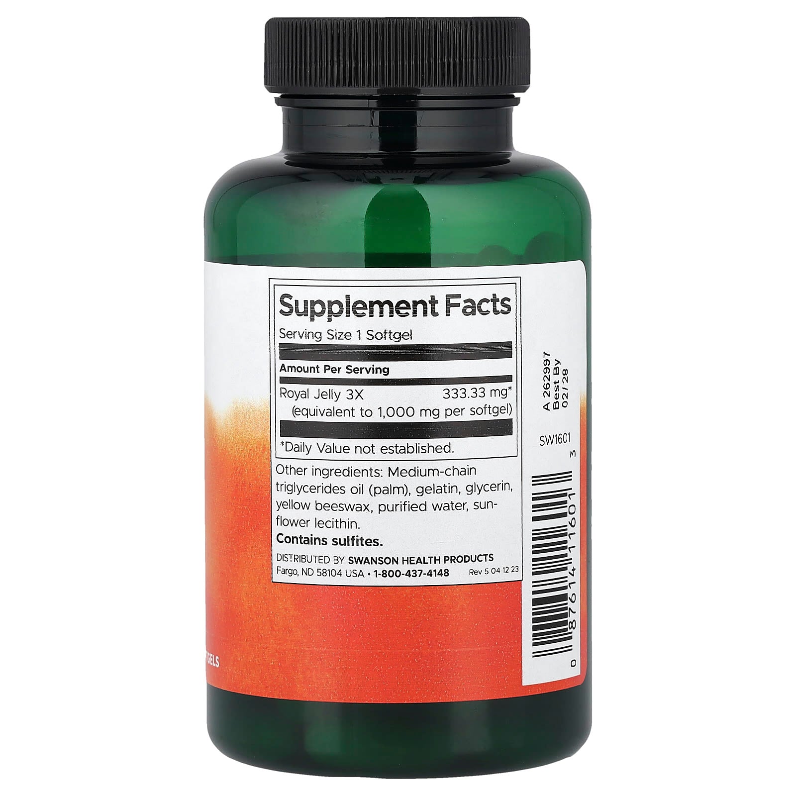 Swanson, Royal Jelly, Maximum Strength, 100 Softgels (333.33 mg per Softgel)