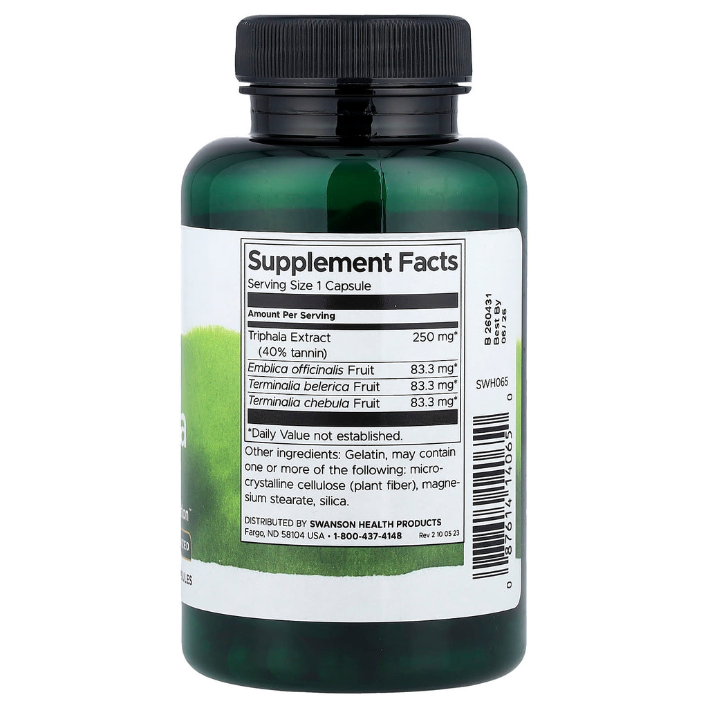 Swanson, Triphala, 120 Capsules