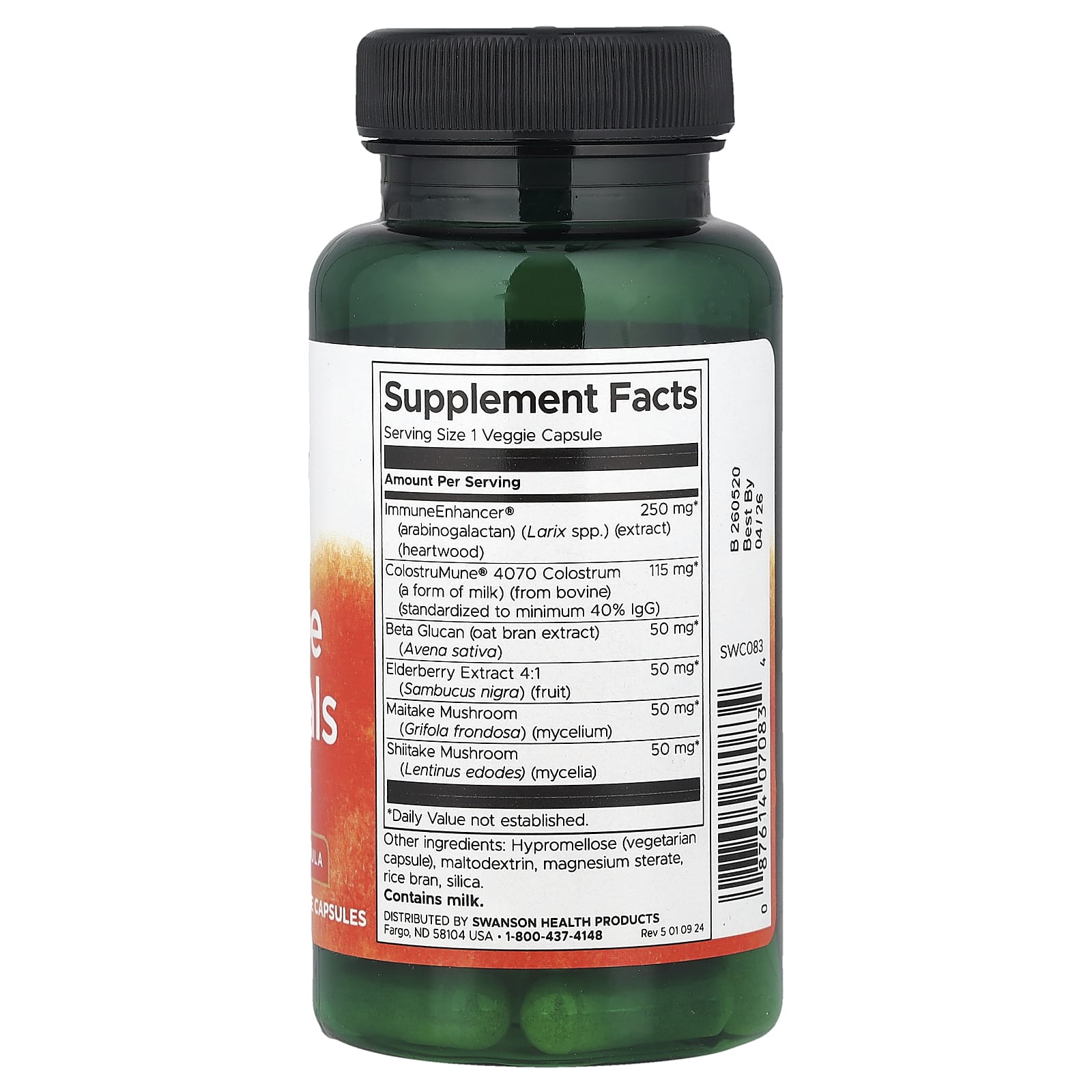 Swanson, Immune Essentials, 60 Veggie Capsules