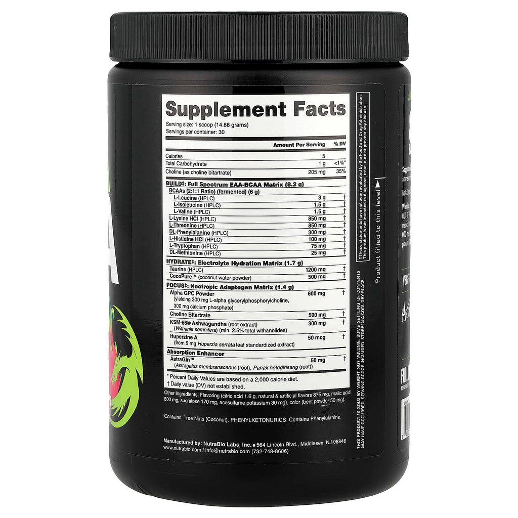 NutraBio, Alpha EAA, Dragonfruit Candy, 0.98 lb (446 g)
