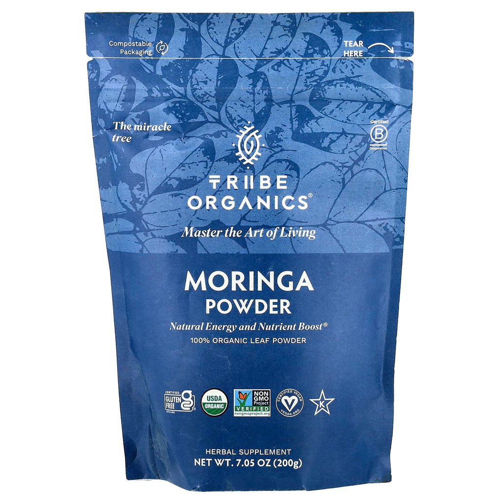 Tribe Organics, Moringa Powder, 7.05 oz (200 g)