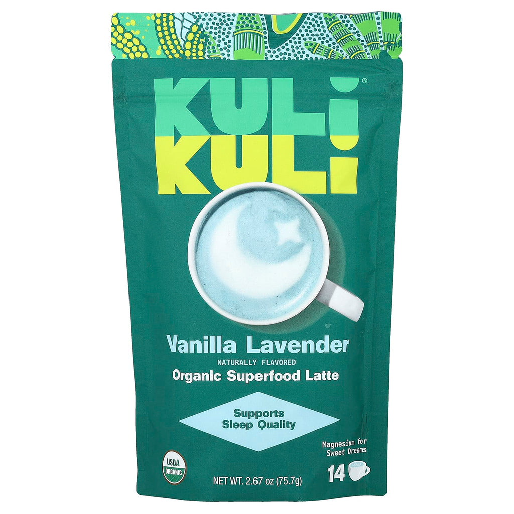 Kuli Kuli, Organic Superfood Latte, Vanilla Lavender, 2.67 oz (75.7 g)