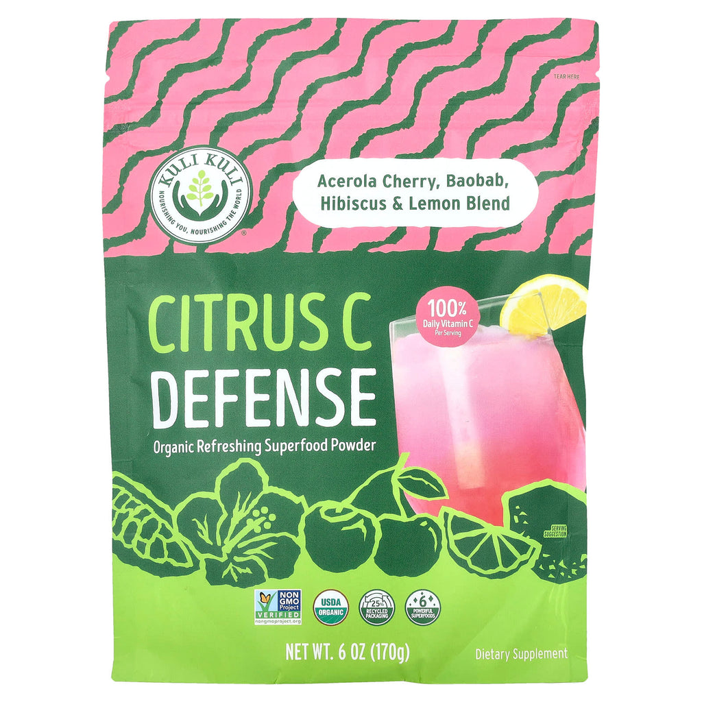 Kuli Kuli, Citrus C Defense, Organic Refreshing Superfood Powder, 6 oz (170 g)