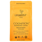 Lifeboost, Cognition™, Mushrooms + Coffee, Ground, Medium Roast, 12 oz (340 g)