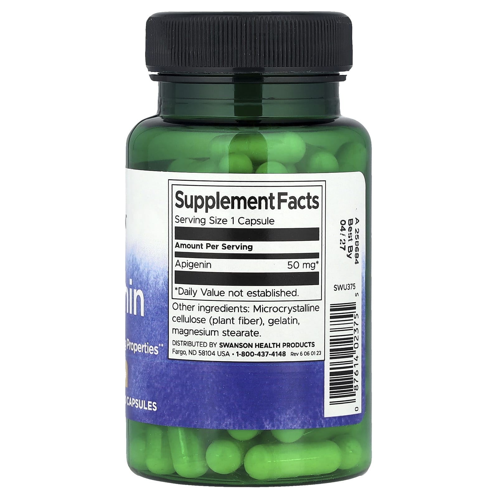 Swanson, Apigenin, 50 mg, 90 Capsules