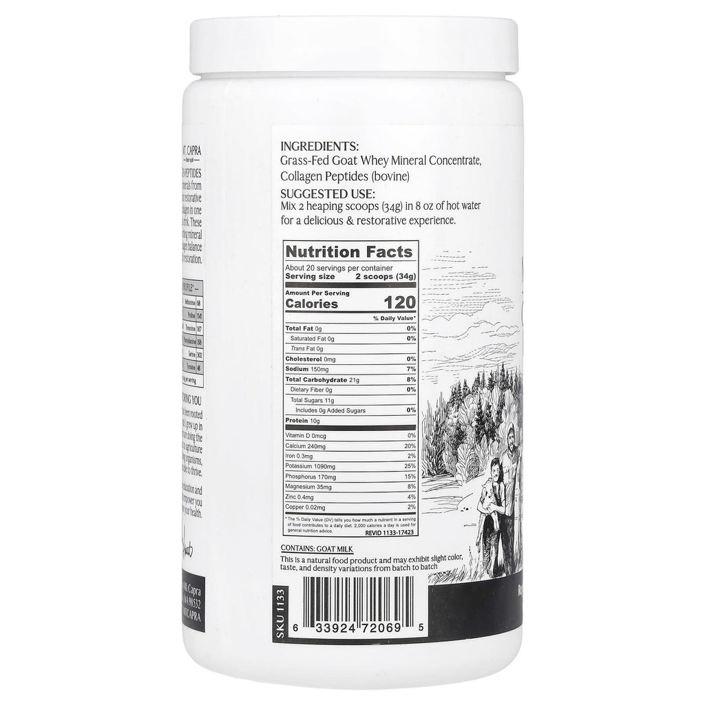 Mt. Capra, Clean Minerals with Collagen Peptides, 23.8 oz (675 g)