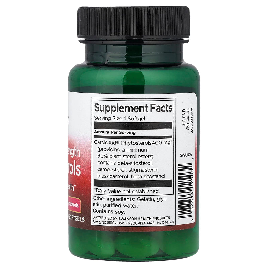 Swanson, Plant Sterols, Maximum Strength, 60 Softgels