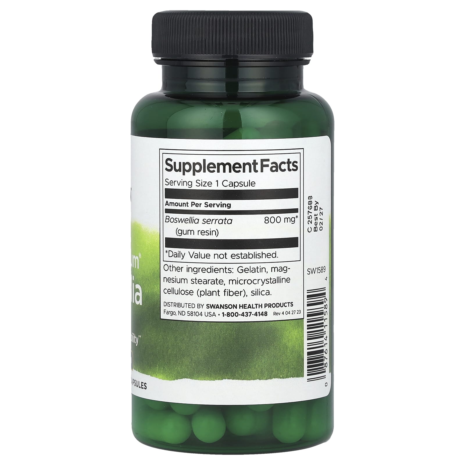 Swanson, Full Spectrum® Boswellia, 60 Capsules (800 mg per Capsule)