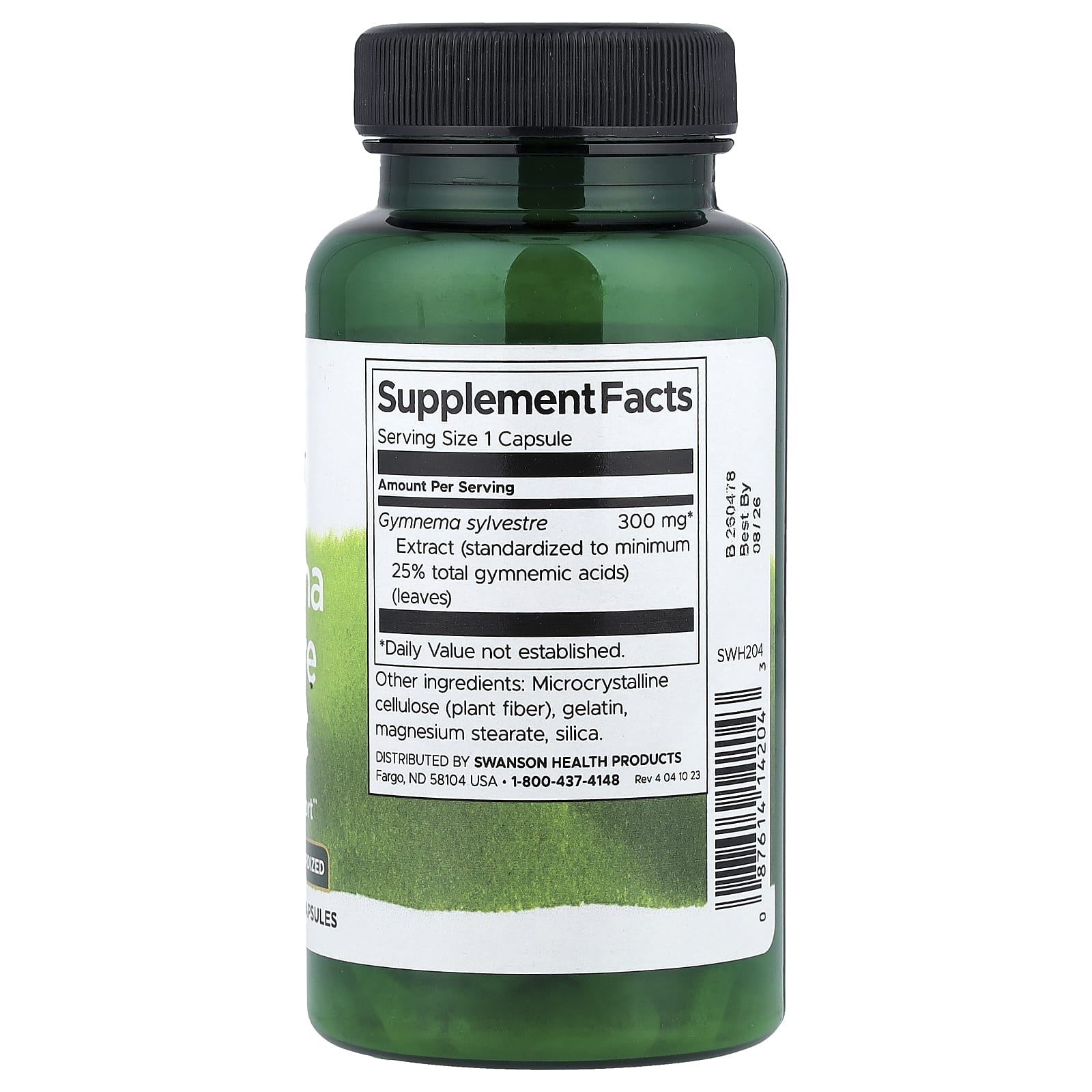 Swanson, Gymnema Sylvestre Extract, Standardized, 300 mg, 90 Capsules