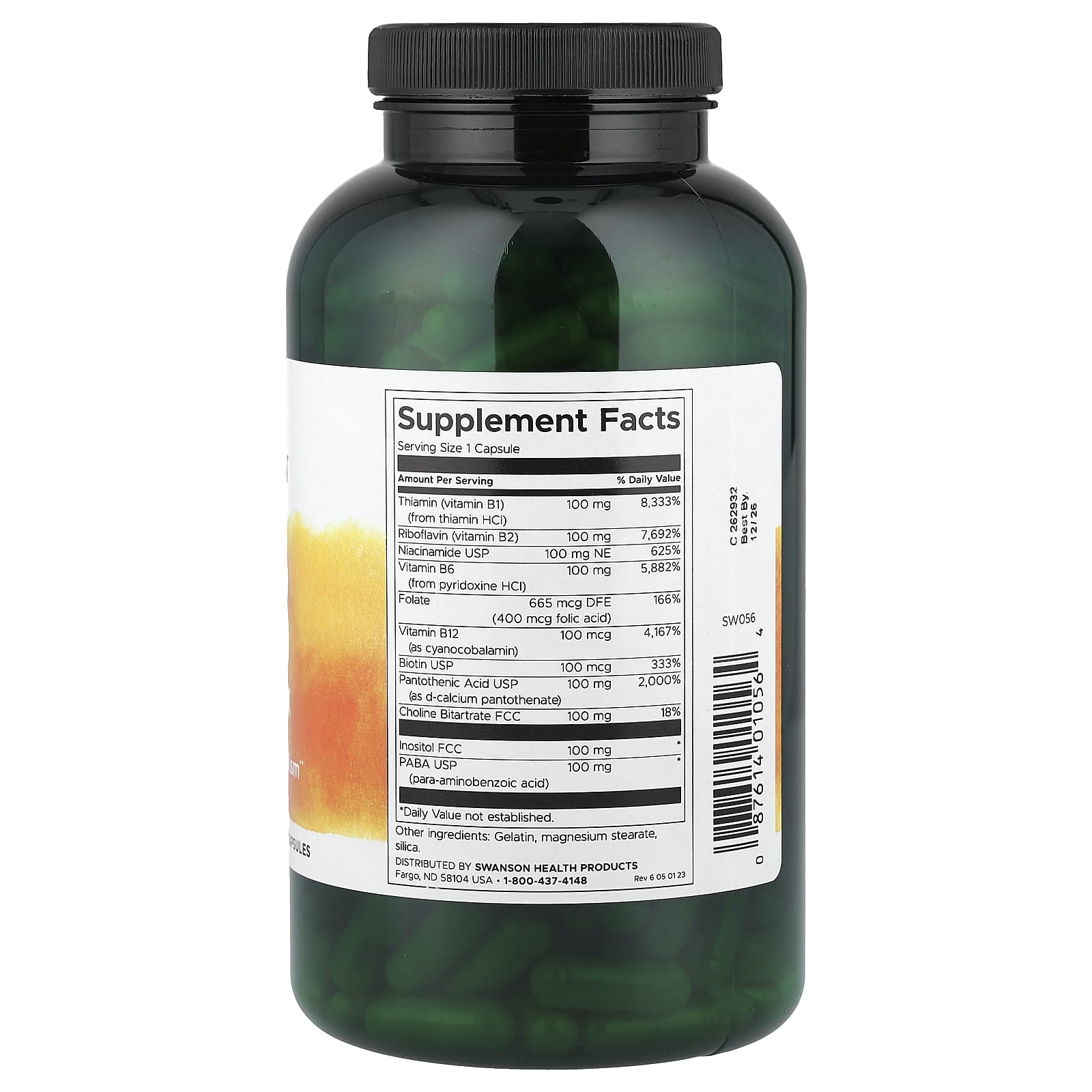 Swanson, Balance B-100 Complex, High Potency, 300 Capsules