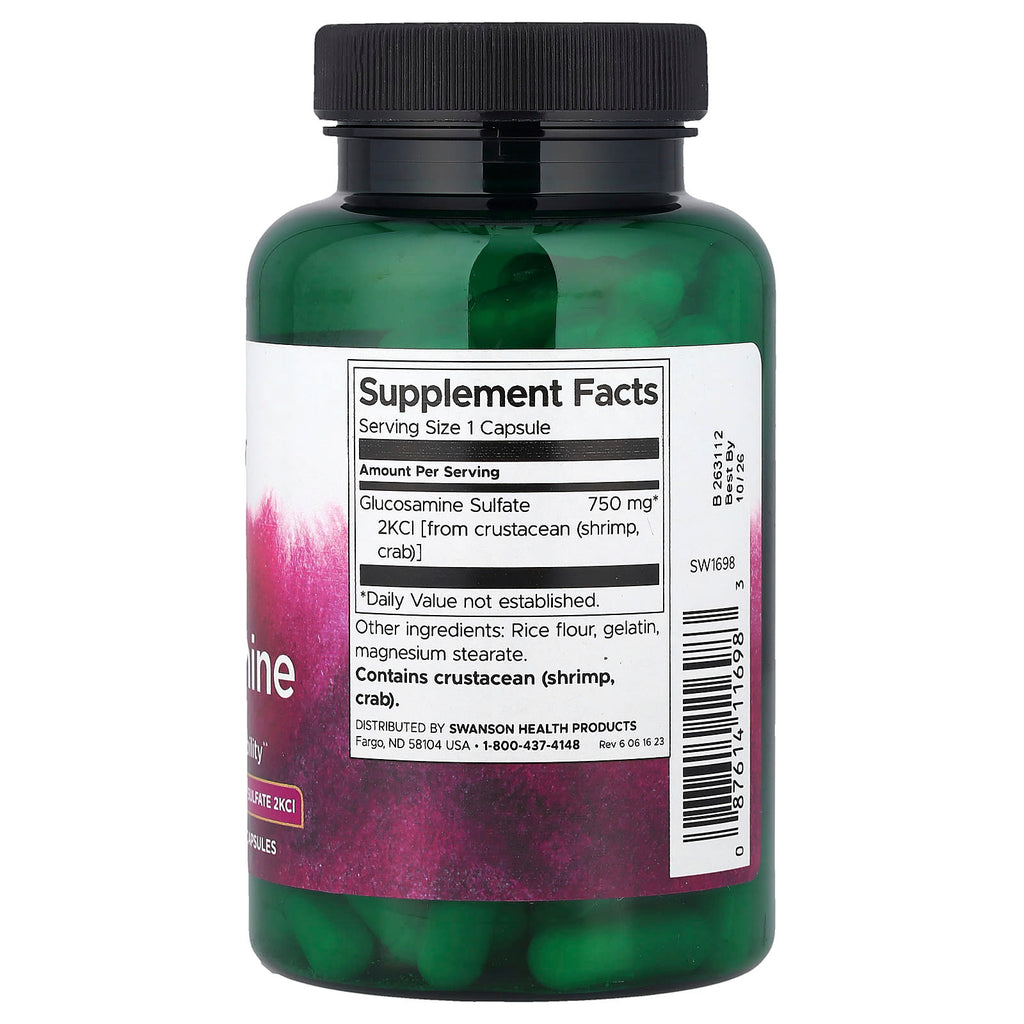 Swanson, Mega Glucosamine, 750 mg, 120 Capsules