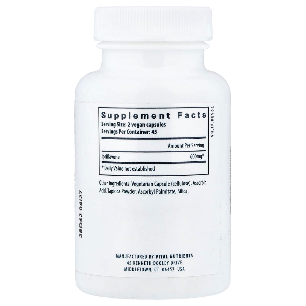 Vital Nutrients, Ipriflavone, 90 Vegan Capsules (300 mg per Capsule)