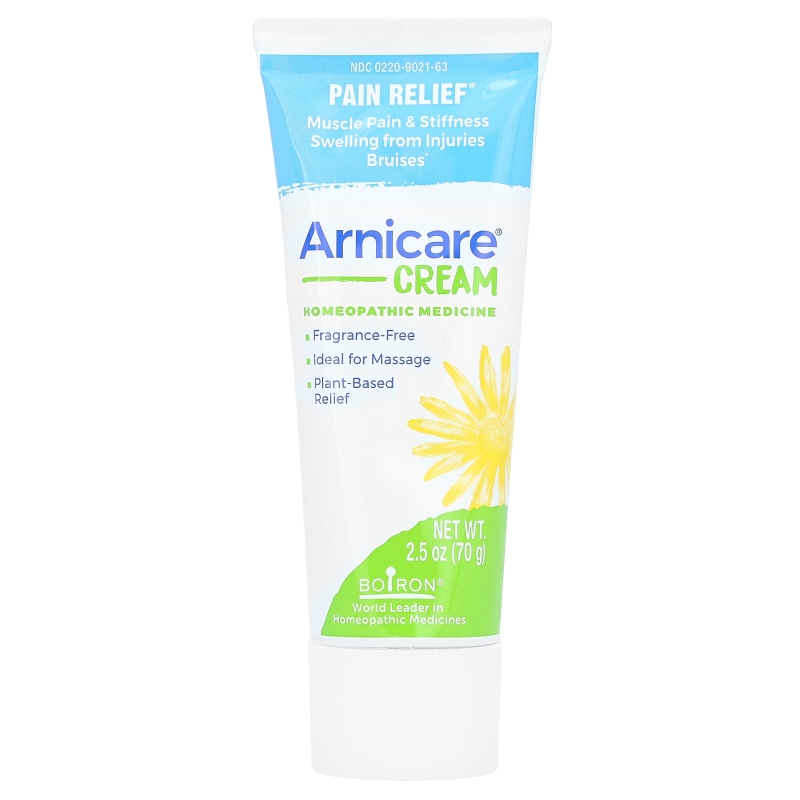 Boiron, Arnicare Cream, Pain Relief, Fragrance Free, 2.5 oz (70 g)
