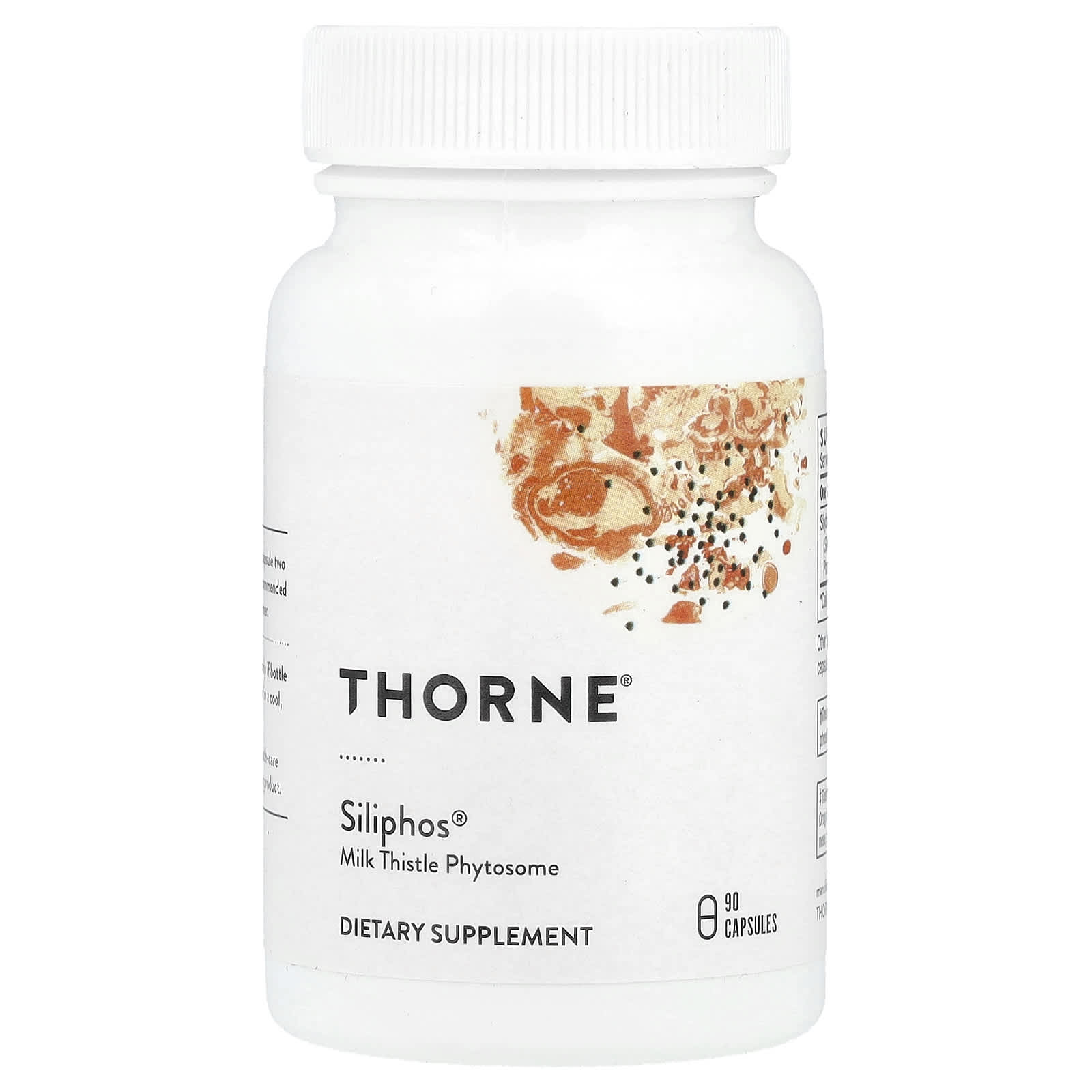 Thorne, Siliphos®, Milk Thistle Phytosome, 90 Capsules (180 mg per Capsule)