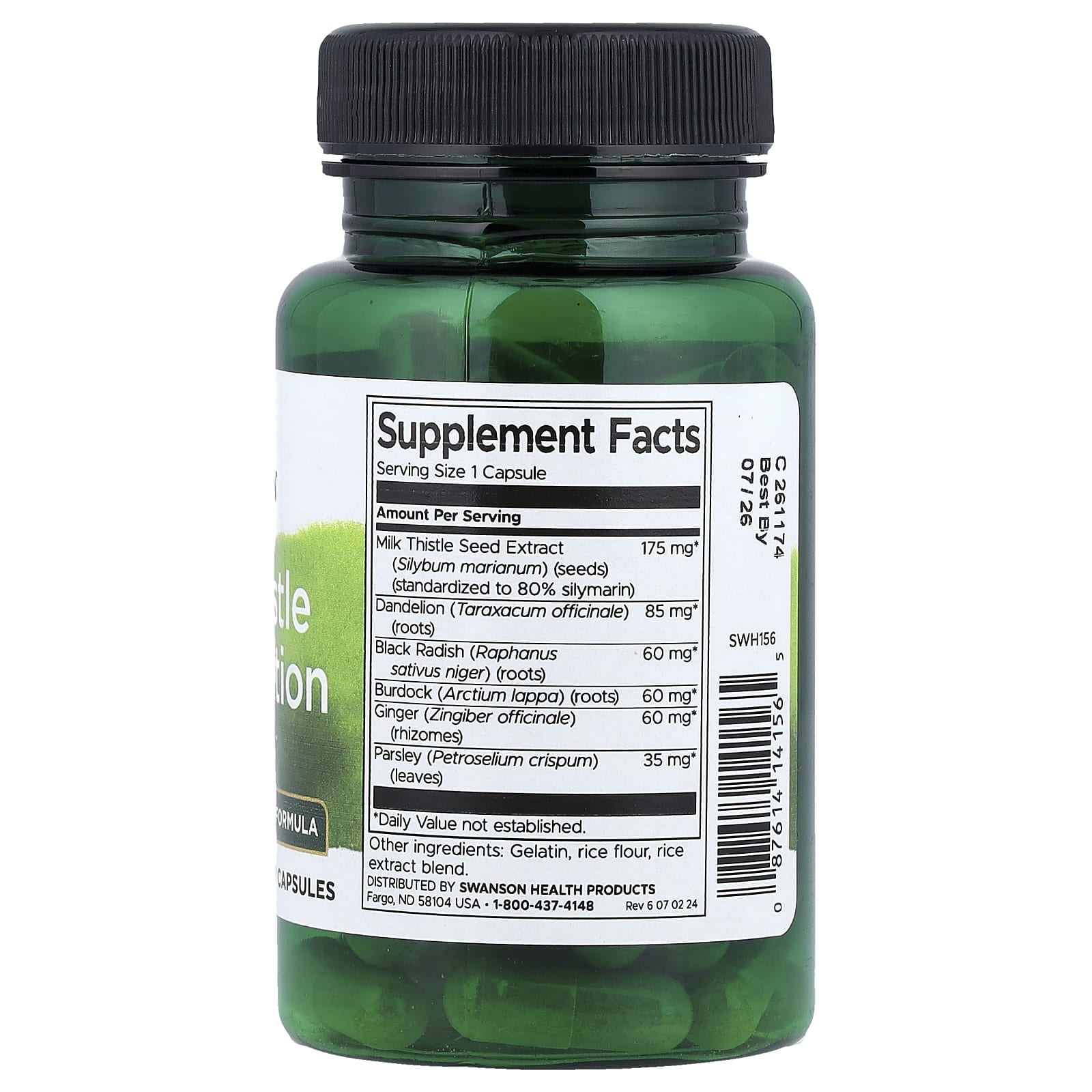 Swanson, Milk Thistle Combination, 60 Capsules