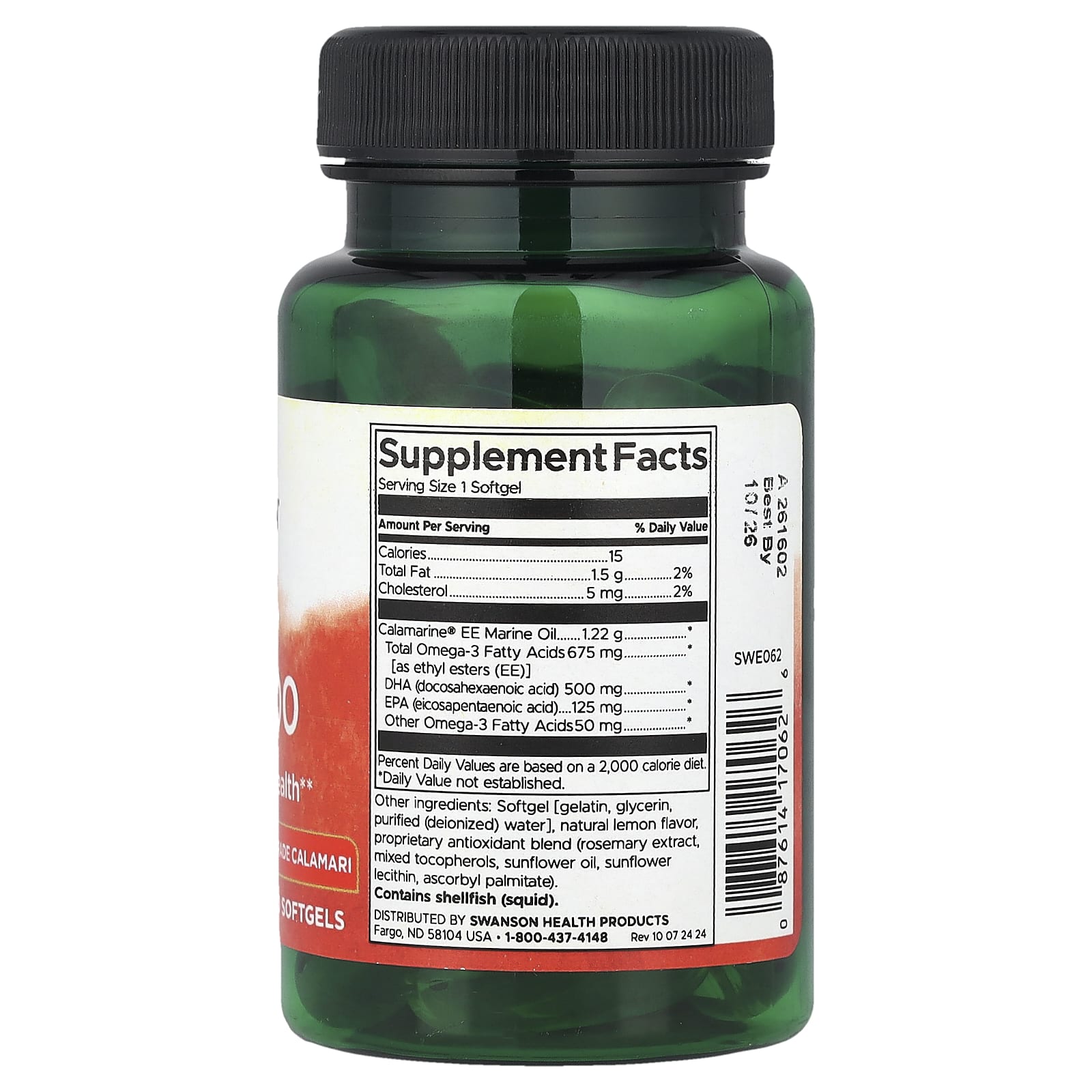 Swanson, Super DHA 500, 500 mg , 30 Softgels