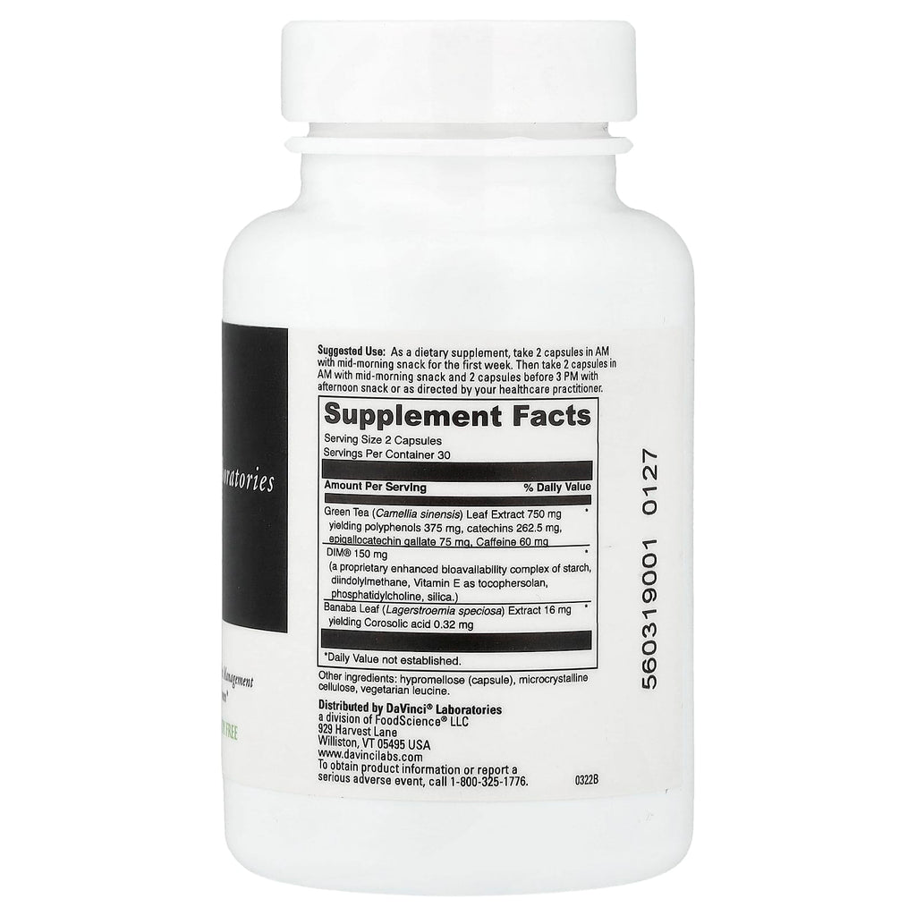 DaVinci Laboratories, DIM Plex®, 60 Capsules
