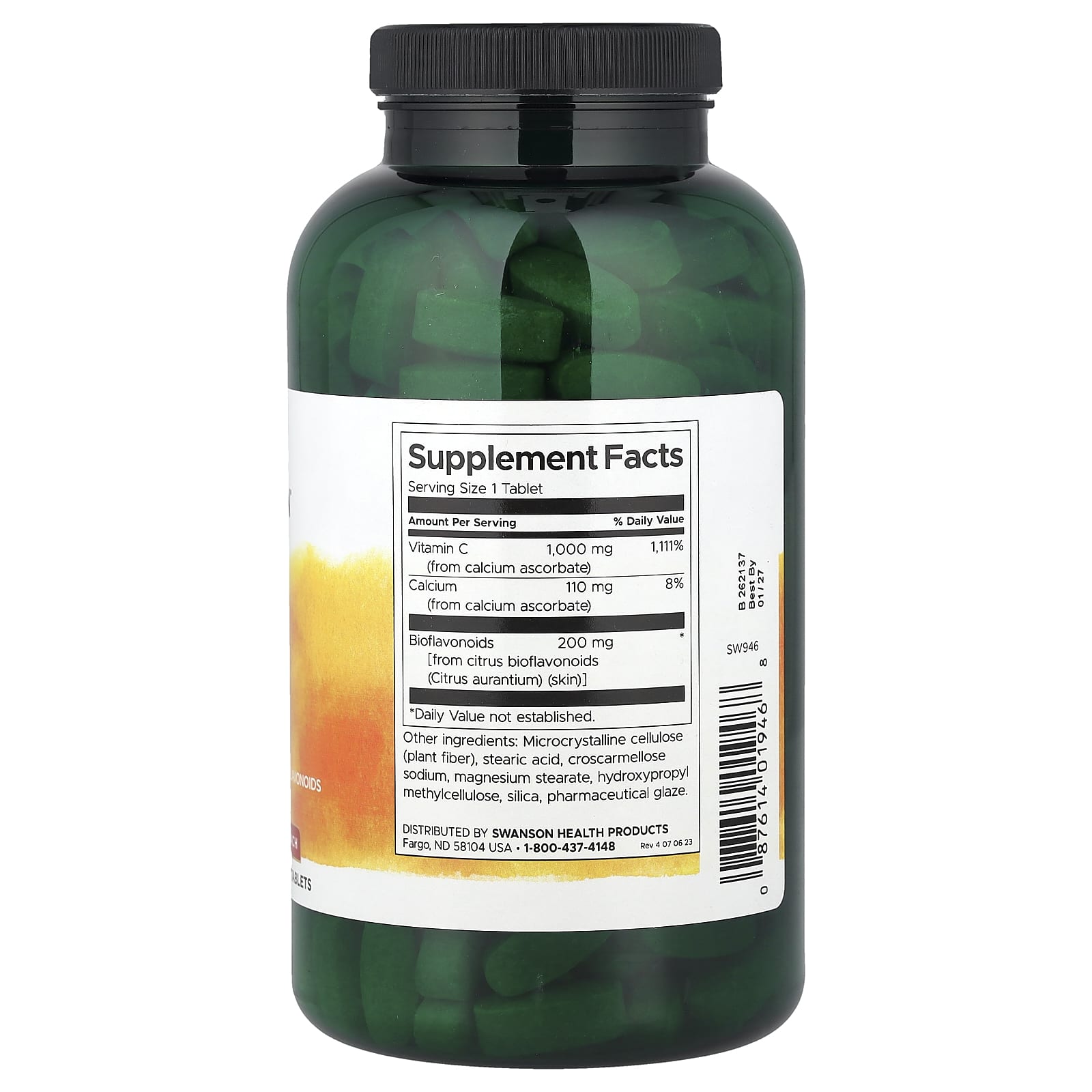 Swanson, Vitamin C, 250 Tablets