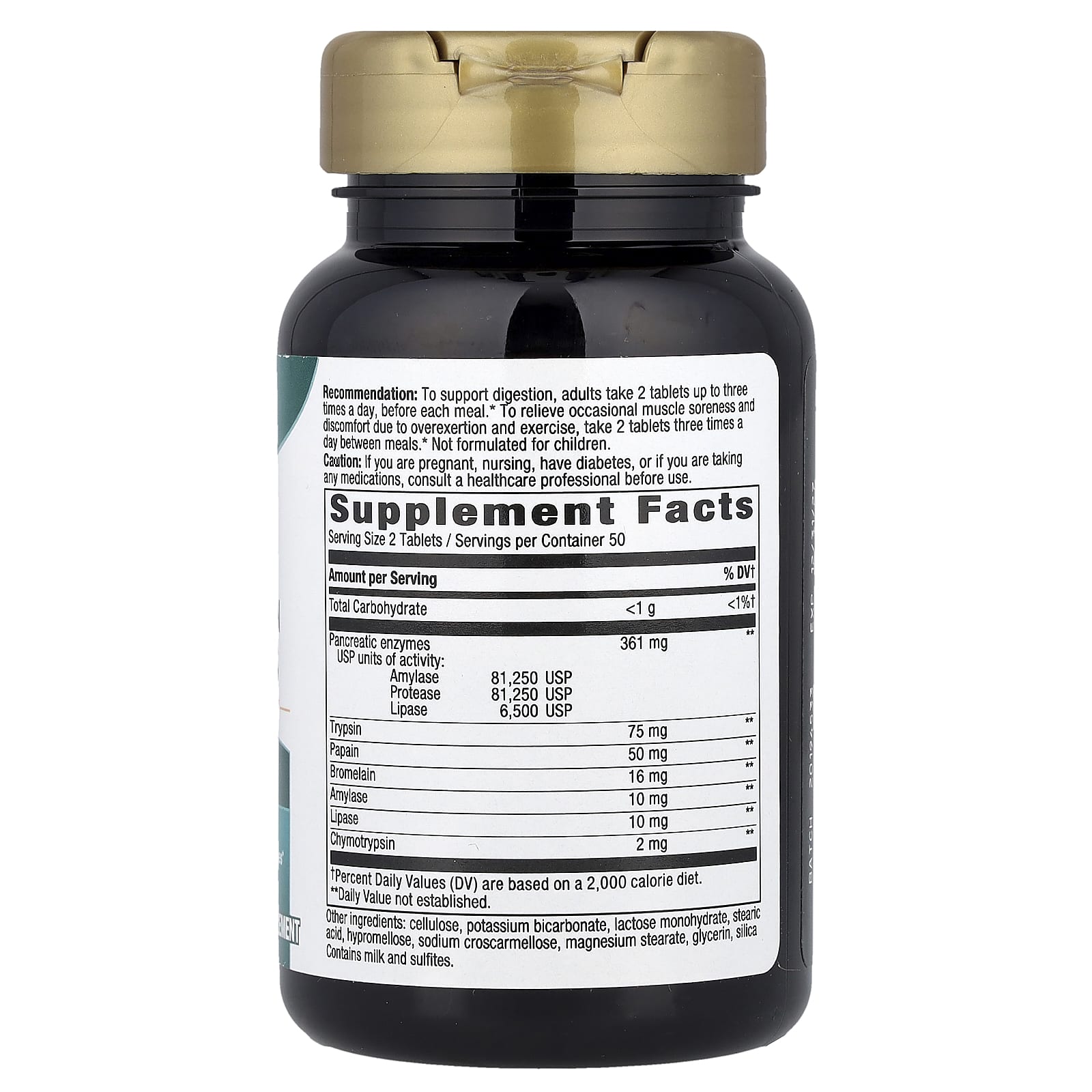 Nature's Way, MegaZyme®, Dual Action Enzymes, 100 Tablets