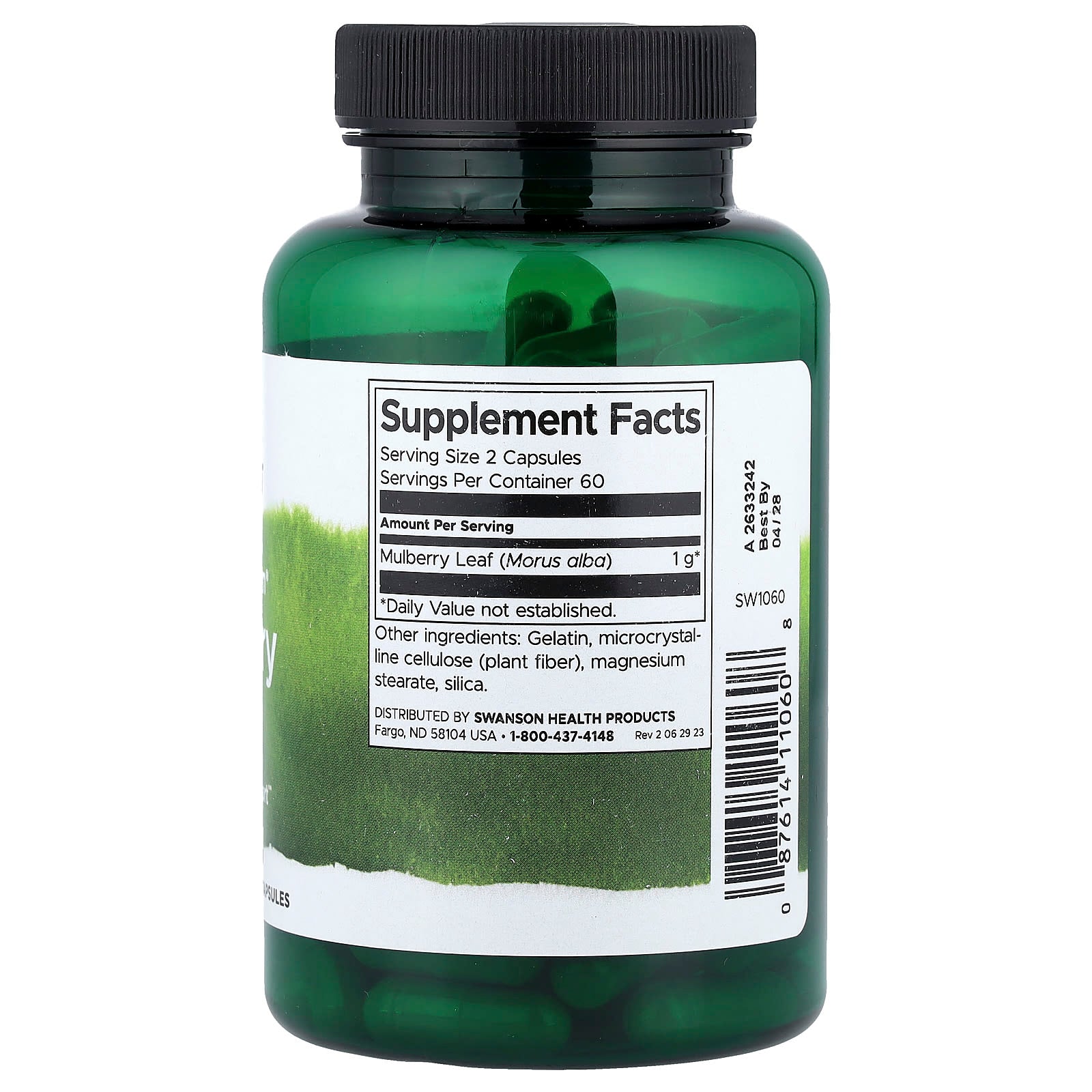 Swanson, Full Spectrum® Mulberry Leaf, 500 mg, 120 Capsules