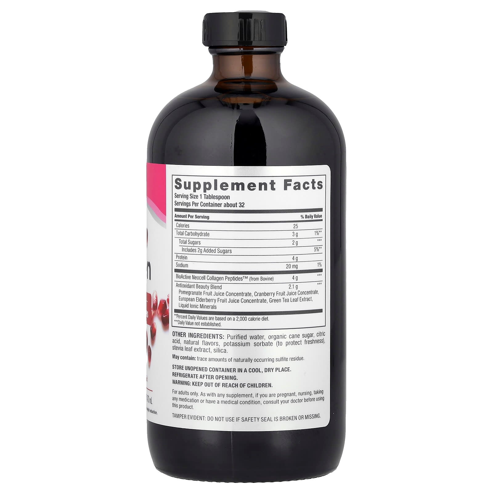 NeoCell, Collagen Liquid, Pomegranate, 16 fl oz (473 ml)