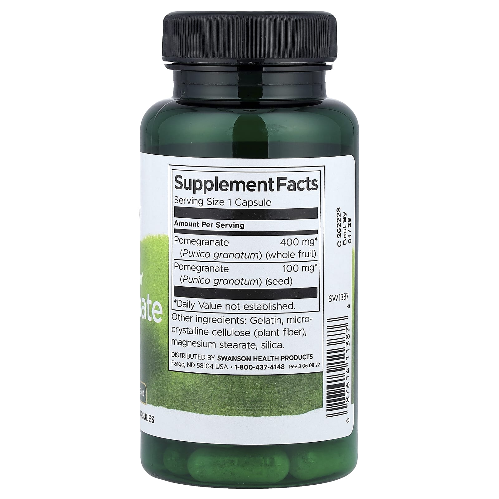 Swanson, Full Spectrum® Pomegranate, Whole Fruit & Seed, 60 Capsules