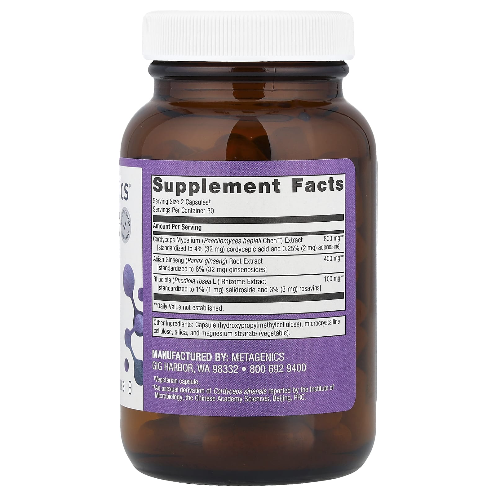 Metagenics, Adreset®, 60 Capsules