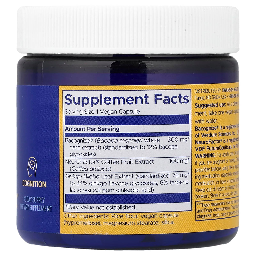 Swanson WIO, Put On Your Thinking Hat™, 30 Vegan Capsules