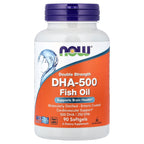 NOW Foods, DHA-500 Fish Oil, 90 Softgels