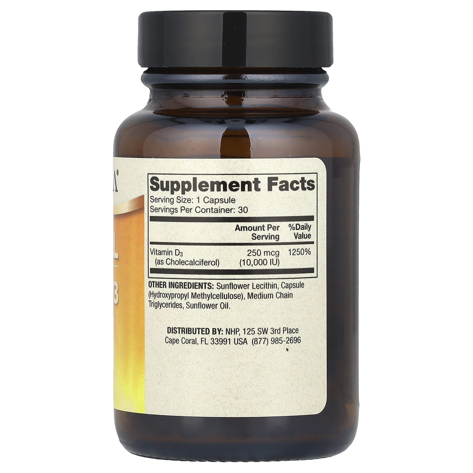 Dr. Mercola, Liposomal Vitamin D3, 250 mcg (10,000 IU), 30 Capsules