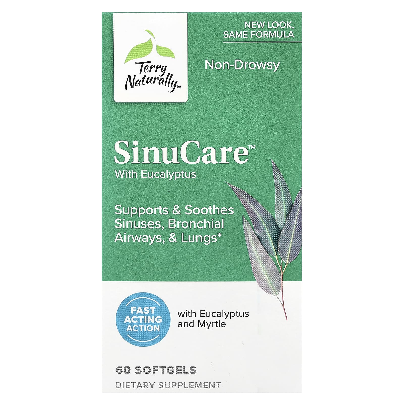 Terry Naturally, SinuCare™ with Eucalyptus, 60 Softgels