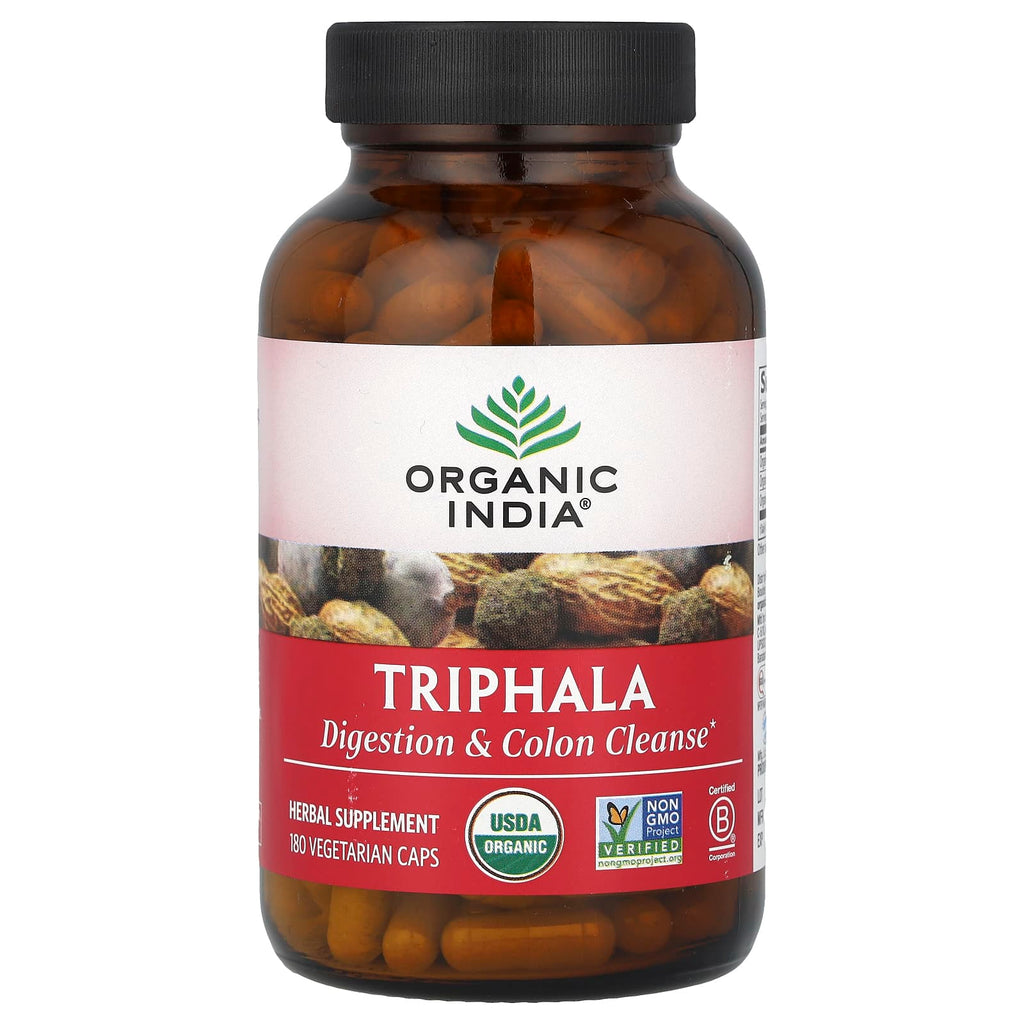 Organic India, Triphala, 180 Vegetarian Caps