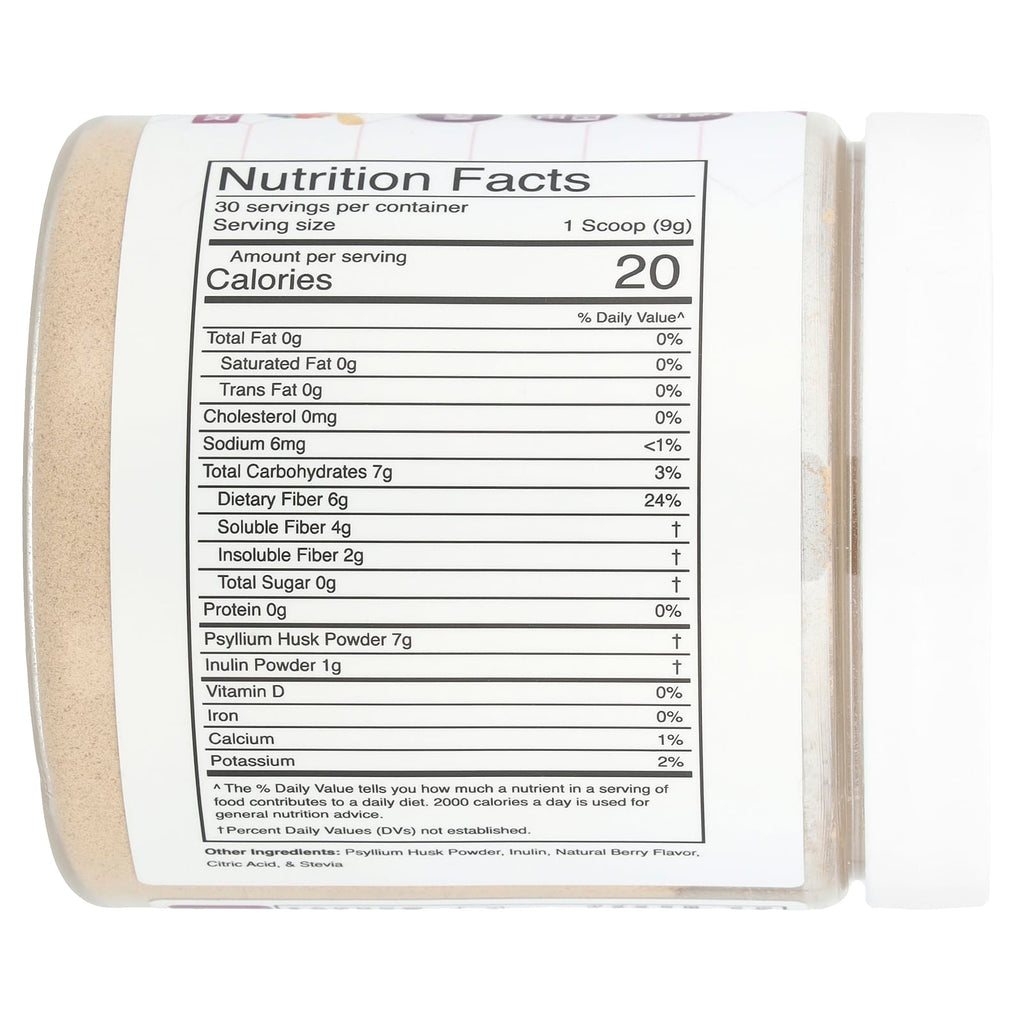 Divine Health, Dr Colbert M.D. Fiber Zone, Natural Berry, 9.52 oz (270 g)