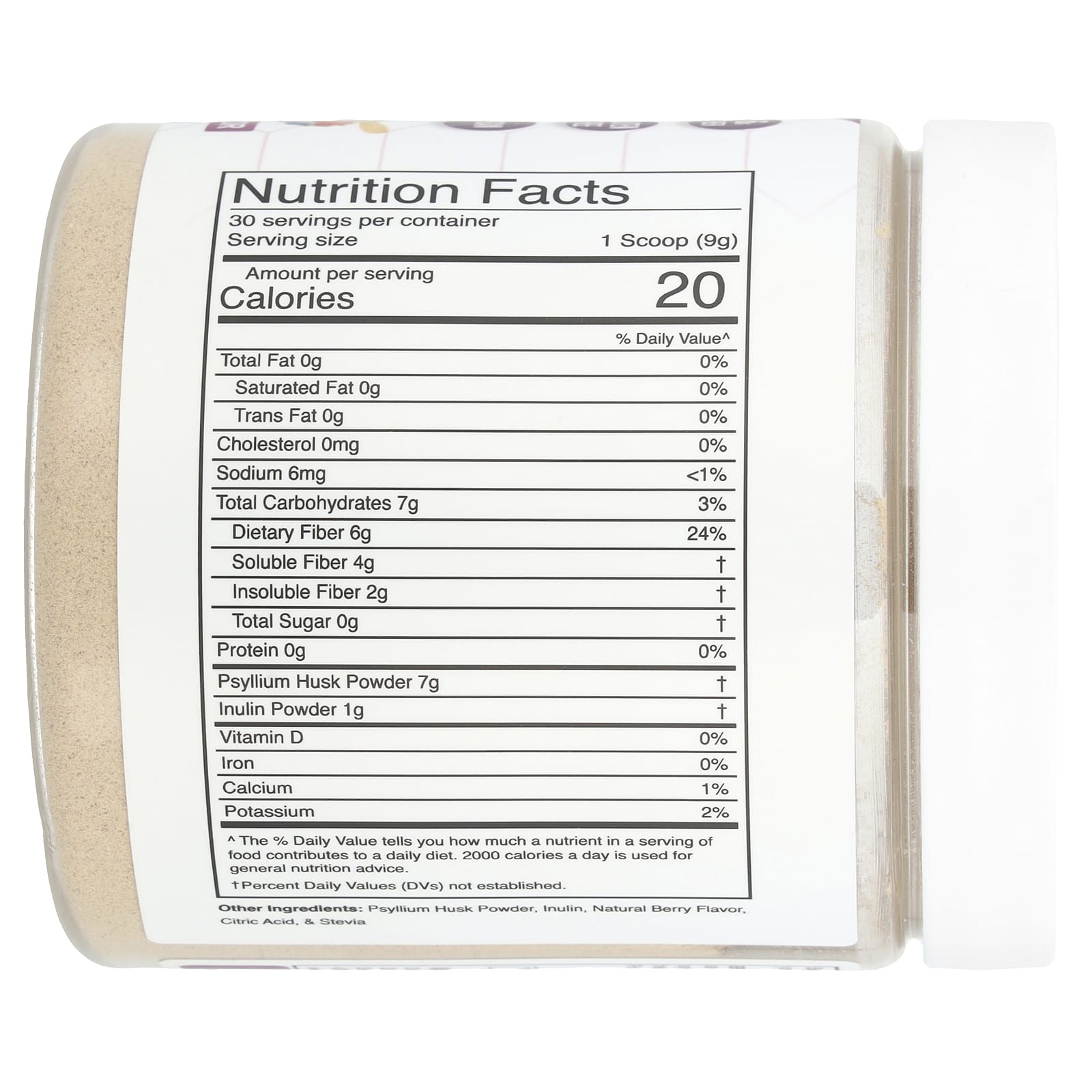Divine Health, Dr Colbert M.D. Fiber Zone, Natural Berry, 9.52 oz (270 g)