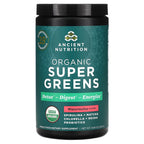 Ancient Nutrition, Organic SuperGreens, Watermelon, 8.82 oz (250 g)