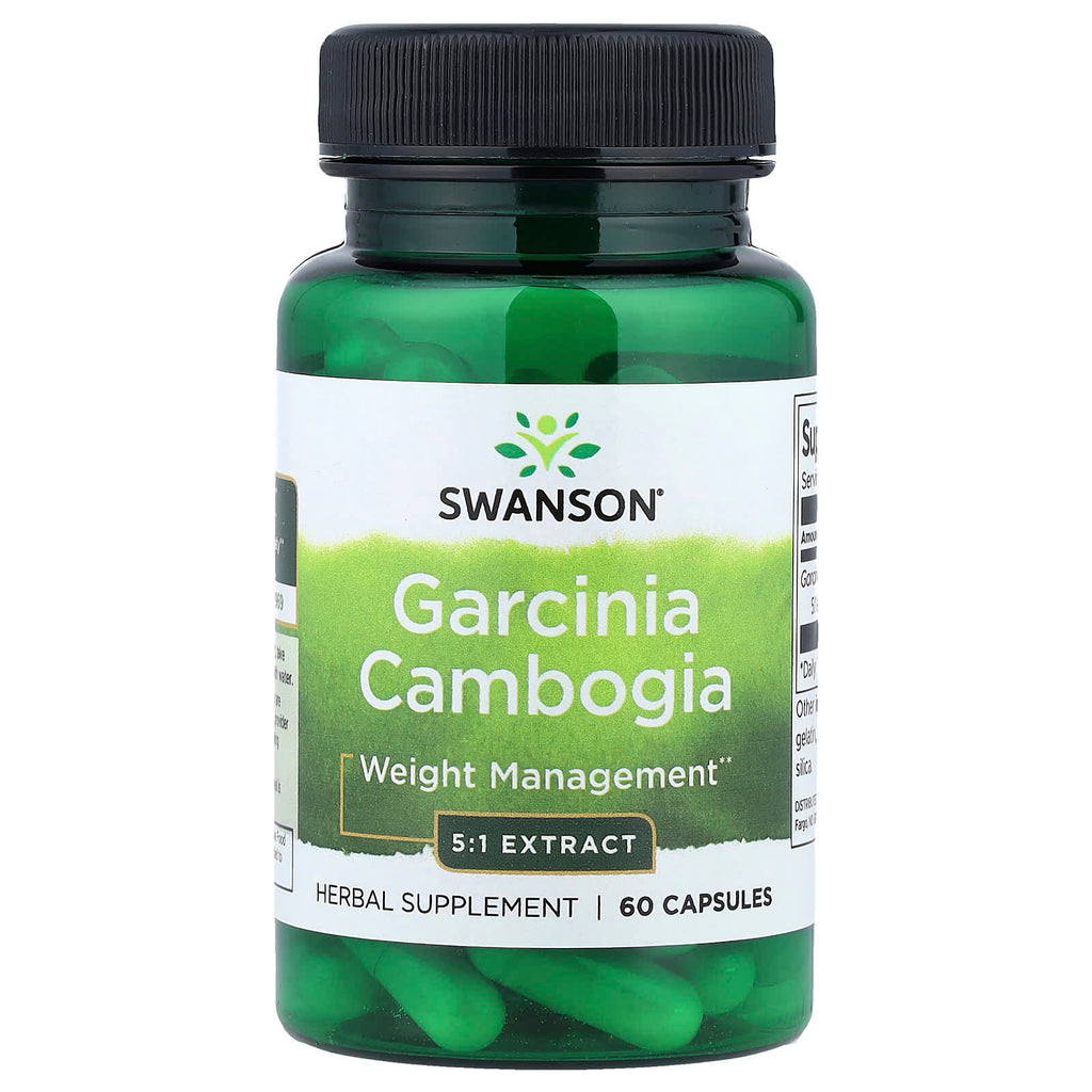 Swanson, Garcinia Cambogia 5:1 Extract, 60 Capsules (80 mg per Capsule)