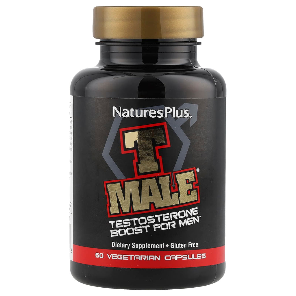 NaturesPlus, T Male®, Testosterone Boost For Men, 60 Vegetarian Capsules