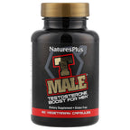 NaturesPlus, T Male®, Testosterone Boost For Men, 60 Vegetarian Capsules