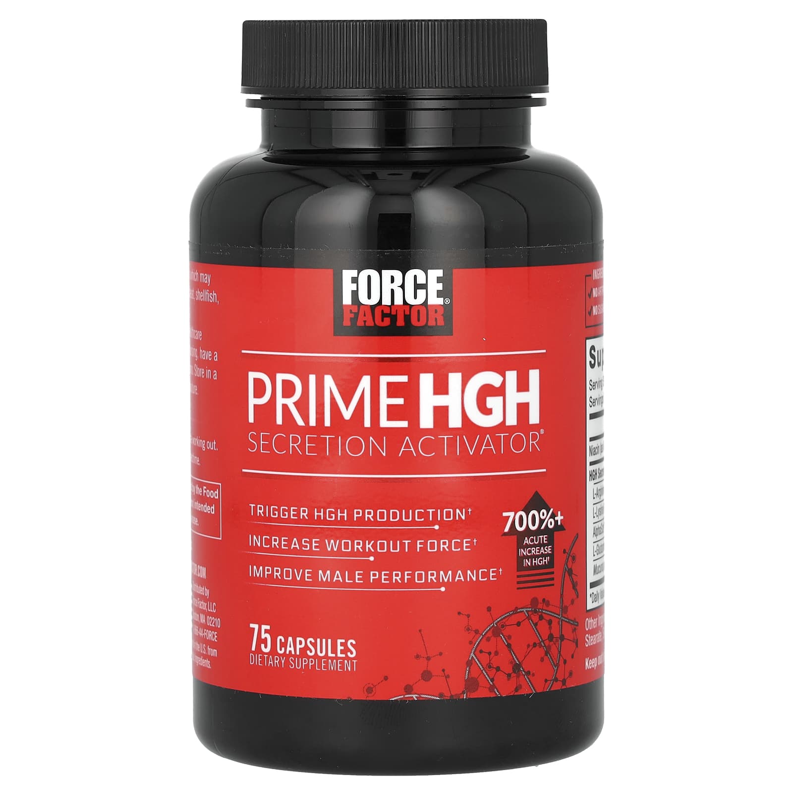 Force Factor, Prime HGH Secretion Activator, 75 Capsules