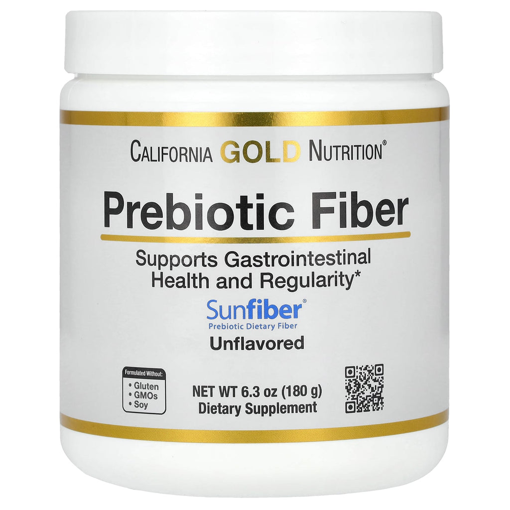 California Gold Nutrition, Prebiotic Fiber, 6.3 oz (180 g)