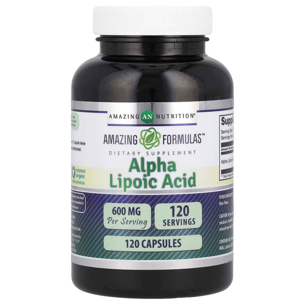 Amazing Nutrition, Alpha Lipoic Acid, 600 mg, 120 Capsules