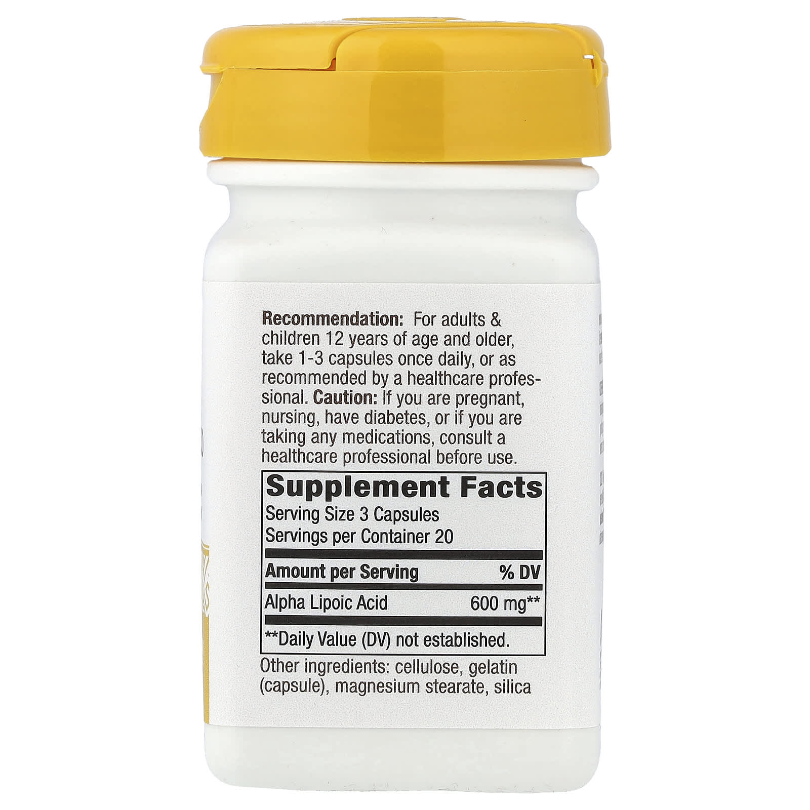 Nature's Way, Alpha Lipoic Acid, 60 Capsules (200 mg per Capsule)