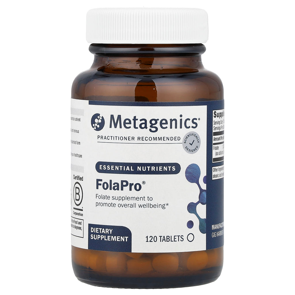 Metagenics, FolaPro®, 1,330 mcg, 120 Tablets